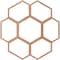 Ekena Millwork Florin Wood Fretwork Pierced Ceiling Medallion, Cherry, 18"OD x 6 3/8"ID x 3/8"T CMWP18X18X0375FOCH - alternate 4